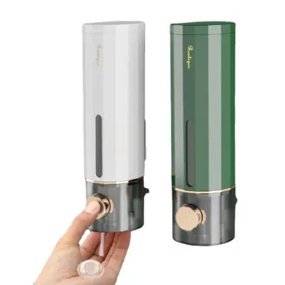 2PCS Ročni dozirnik za milo Stenski dozirnik za gel za prhanje dozirnik za milo Stenski dozirnik za prostore Dozator za milo s črpalko