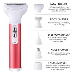 komplet Epilator Orodje za odstranjevanje dlak Prirezovalnik dlak na telesu Rezalnik Brivnik Električni brivnik USB Naprava za odstranjevanje