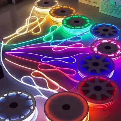 12V, LED trak, fleksibilen LED trak za notranjo dekoracijo, pozitiv bel, 5m