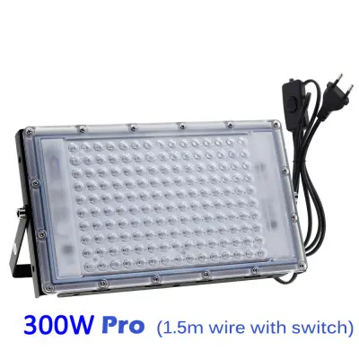 300 W UV LED črna svetloba IP65 Vodoodporna, ultravijolična LED svetilka, efektna osvetlitev za akvarij, zabava, fluorescentna barva