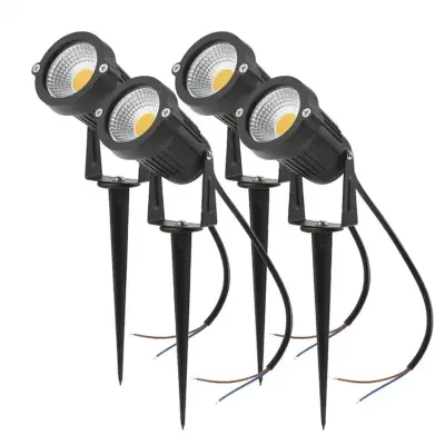 5W zunanji LED reflektor, zunanja LED razsvetljava Zunanja vrtna svetilka toplo bela za pot, dovoz, drevesa, rastline, teraso in dvorišče