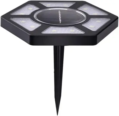 kos Solarne vrtne luči Zunanje talne luči z 12 LED svetlobnimi viri Zunanje vrtne luči za poti Vrtna terasa Patio