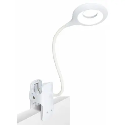 LED-lučka za branje, 3 različne nastavitve, knjižna lučka s priponko za zaščito oči, USB-lučka za polnjenje