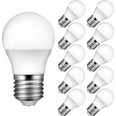 E27 LED žarnica, 6500K hladno bela, 3 W, kar ustreza 30 W, 300 LM, pakiranje po 10 kosov