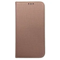 PAMETNI MAGNETNI ETUI ZA KNJIGO ZA HONOR MAGIC 6 PRO ROZA ZLAT OVITEK