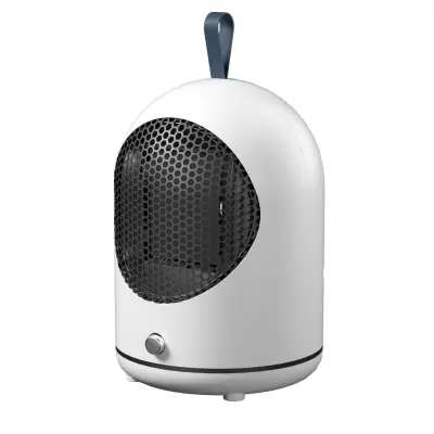 Mali radiator | Pametni grelec za majhne prostore 500 W | Notranji grelec, električni kamin, (bel, 12*19cm)