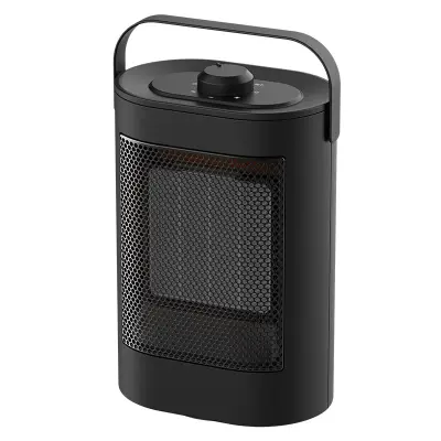 Mini grelnik, ventilator, grelnik, varčen z energijo 1500 W PTC, nastavljiv električni keramični grelec, 3 načini, termostat, za kopalnico, pisarno
