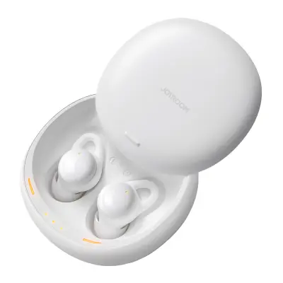 Slušalke TWS Joyroom JR-TS2 Cozydots z aktivnim dušenjem hrupa, Bluetooth 5.3 - bele
