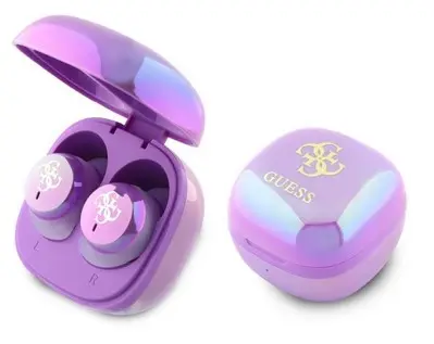 Guess bluetooth slušalke buds GUTWSJ144ESU stereo - vijola