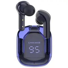 In-ear TWS Bluetooth brezžične slušalke, modre
