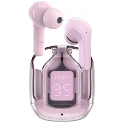 In-ear TWS Bluetooth brezžične slušalke, roza