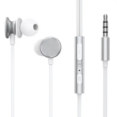 Wired Series miniJack 3,5 mm 1,2 m srebrne slušalke