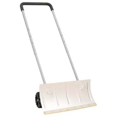 The Living Store Lopata za sneg z raztegljivim ročajem srebrna 61 cm jek. rezilo - Lopata Za Sneg