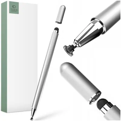 TECH-PROTECT MAGNET STYLUS PEN SILVER STYLUS ZA TELEFON, TABLICO