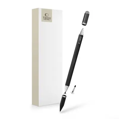 TECH-PROTECT USP200 3-KONICE STYLUS PISALO ČRNO PISALO ZA TABLIČNI TELEFON