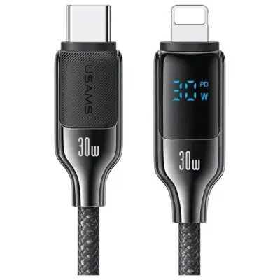 USAMS USB-C KABEL ZA LIGHTNING 30W 1.2M HITRO POLNJENJE ZA IPHONE
