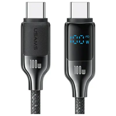 USAMS KABEL USB-C NA USB-C 100 W 1,2 M HITRO POLNJENJE ZA TELEFONE