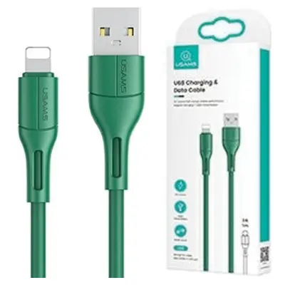 USAMS KABEL U68 ZA LIGHTNING 2A FAST CHARGE 1M ZELEN ZA IPHONE IPAD