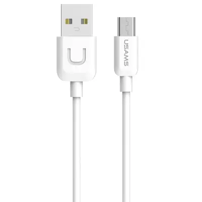 USAMS MICROUSB KABEL 1M ZA POLNJENJE IN PRENOS PODATKOV 2A BEL