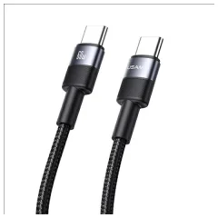 USAMS USB-C NA USB-C KABEL 60W 1,2M ZA POLNJENJE IN PRENOS PODATKOV