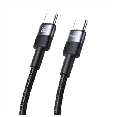 USAMS USB-C NA USB-C KABEL 60W 1,2M ZA POLNJENJE IN PRENOS PODATKOV