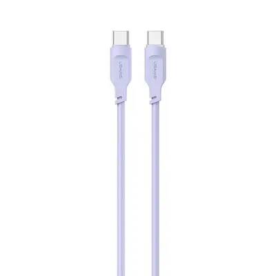 USAMS USB-C NA USB-C KABEL 100W 1.2M ZA POLNJENJE IN SIGNAL VIJOLIČEN