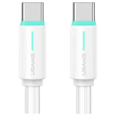 USAMS USB-C/USB-C KABEL 1M 60W ZA TELEFONE, PRENOSNIK BELA YU SERIJA SJ734