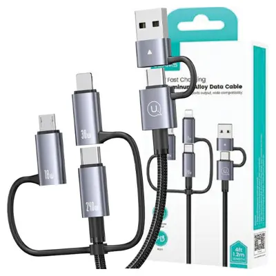 USAMS KABEL 240W 6V1 ZA TELEFONE USB-C 1.2M HITRO POLNJENJE
