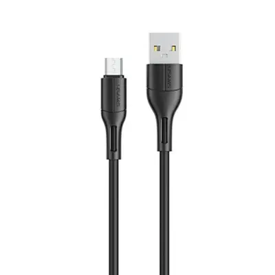 USAMS MICRO USB KABEL 2A FAST CHARGE 1M ČRN/ČRN ZA TELEFON