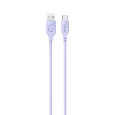 USAMS USB-C KABEL 6A 1,2M ZA POLNJENJE IN PRENOS SIGNALA VIJOLIČEN