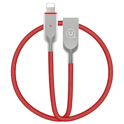 USAMS U-SUN IZKLOPNI KABEL ZA LIGHTNING 1.9M ZA IPHONE OVITEK RDEČ