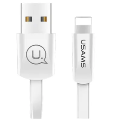 USAMS U2 FLAT KABEL ZA LIGHTNING 1.2M ZA IPHONE 5/6/7/8/X BEL
