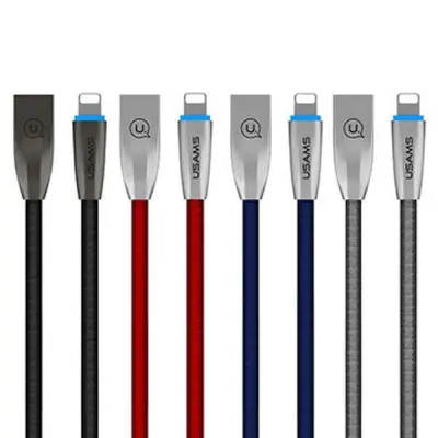 USAMS U-LIGHT BRIDED KABEL ZA LIGHTNING 1,2M ZA IPHONE BLUE