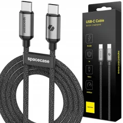SPACECASE KABEL USB-C NA USB-C 1M 60 W POLNILEC ZA TELEFON TIP C