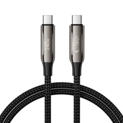 TECH-PROTECT UB10T ULTRABOOST TYPE-C KABEL PD240W QC4.0 100CM ČRN