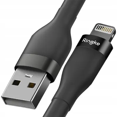 RINGKE KABEL USB-A NA LIGHTNING 1.2M 480MB/S 12W ČRN