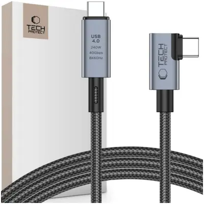 TECH-PROTECT ULTRABOOST MAX KABEL USB 4.0 TYPE-C 150CM 8K 40GBPS 240W