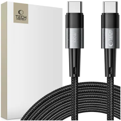 TECH-PROTECT ULTRABOOST KABEL TIP-C PD100W/5A 300CM SIVA ZA POLNJENJE