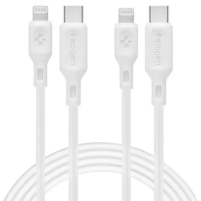 SPIGEN DURASYNC MFI LIGHTING CABLE 2-PACK 100CM BEL ZA IPHONE