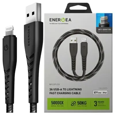 ENERGEA NYLOFLEX USB TO LIGHTNING CHARGE SYNC KABEL 1,5M ZA IPHONE