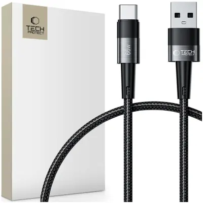 TECH-PROTECT ULTRABOOST TYPE-C KABEL 66W/6A 50CM SIVA ZA TELEFON