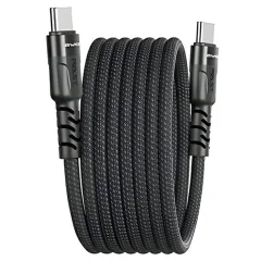 AWEI CL-166T USB-C NA USB-C KABEL MAGNETNI ČRN ZA TELEFONE 1M