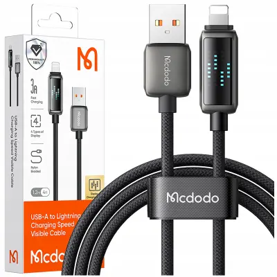 MCDODO POLNILEC USB STRELA HITRO POLNJENJE KABEL ZA IPHONE 1M VODIL