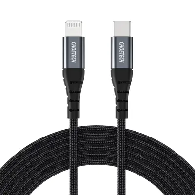 Kabel za iPhone USB-C - Lightning 480Mb/s 3A 1.2m - črn
