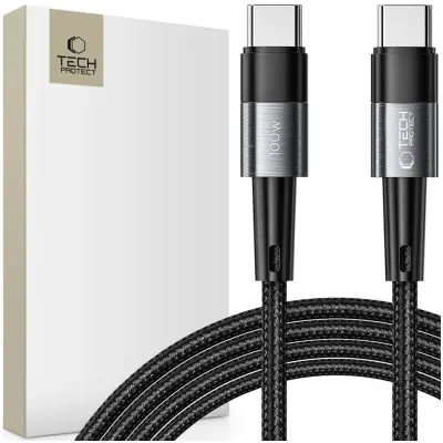 TECH-PROTECT ULTRABOOST KABEL TIP-C PD100W/5A 200CM SIVA ZA POLNJENJE