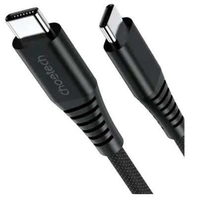 CHOETECH MAGNETNI KABEL USB-C / USB-C PD 3.1 240W 1.8M ČRN