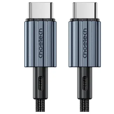 CHOETECH USB-C / USB-C PD KABEL 60W ZA TELEFON SIV 1M VISOKE MOČI