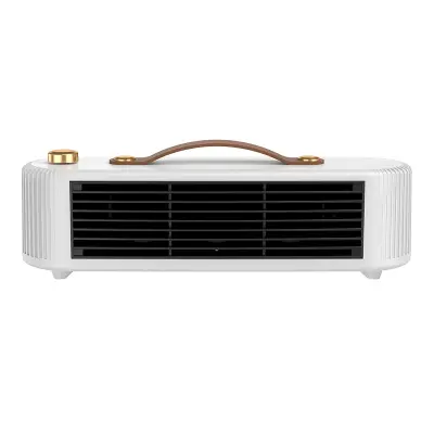 Mini ventilatorski grelnik, varčen z energijo 800 W, prenosni keramični grelnik, termostat za kampiranje, kopalnica, tiha bela