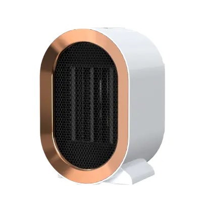 Mini ventilatorski grelnik Energijsko varčen električni ventilatorski grelnik Ventilatorski grelnik prostora 1200 W z 2 načinoma za dnevno sobo[bela