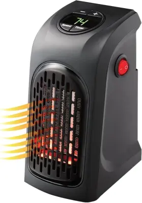 Brezžični grelnik prostora - Nastavljiv termostat - Ogreje prostor v nekaj minutah - 350 W